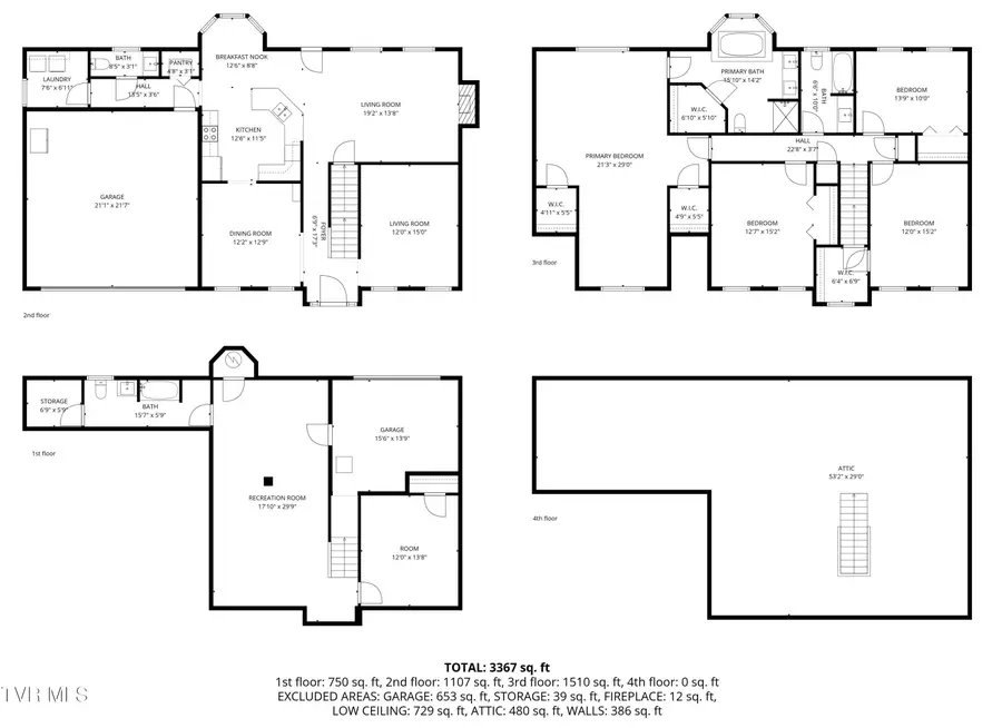616 Kings Ridge Drive, Blountville, TN 37617 - #3
