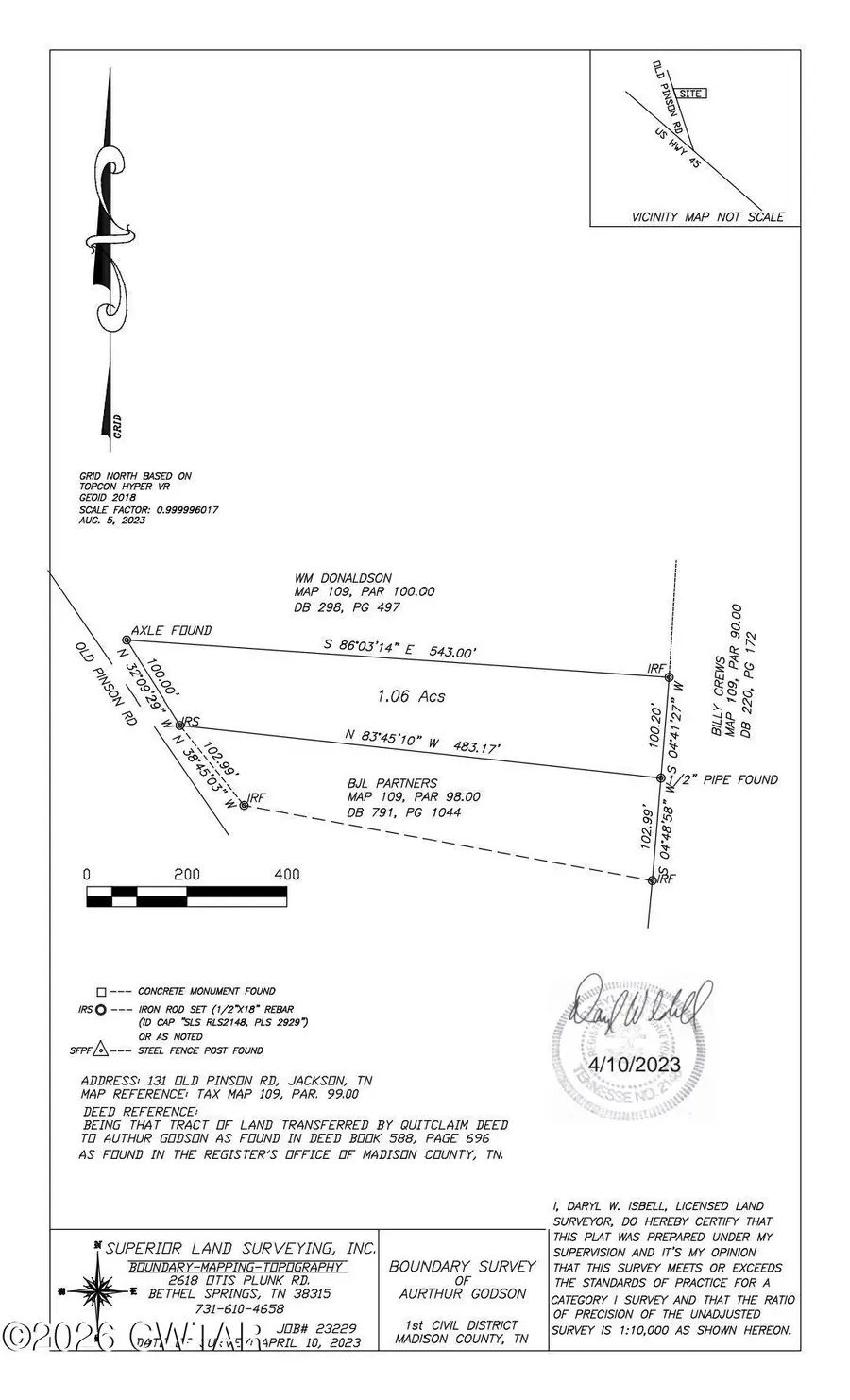 131 Old Pinson Road, Jackson, TN 38301 - #2