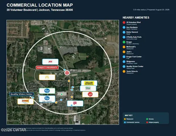 20 Volunteer Boulevard, Jackson, TN 38305