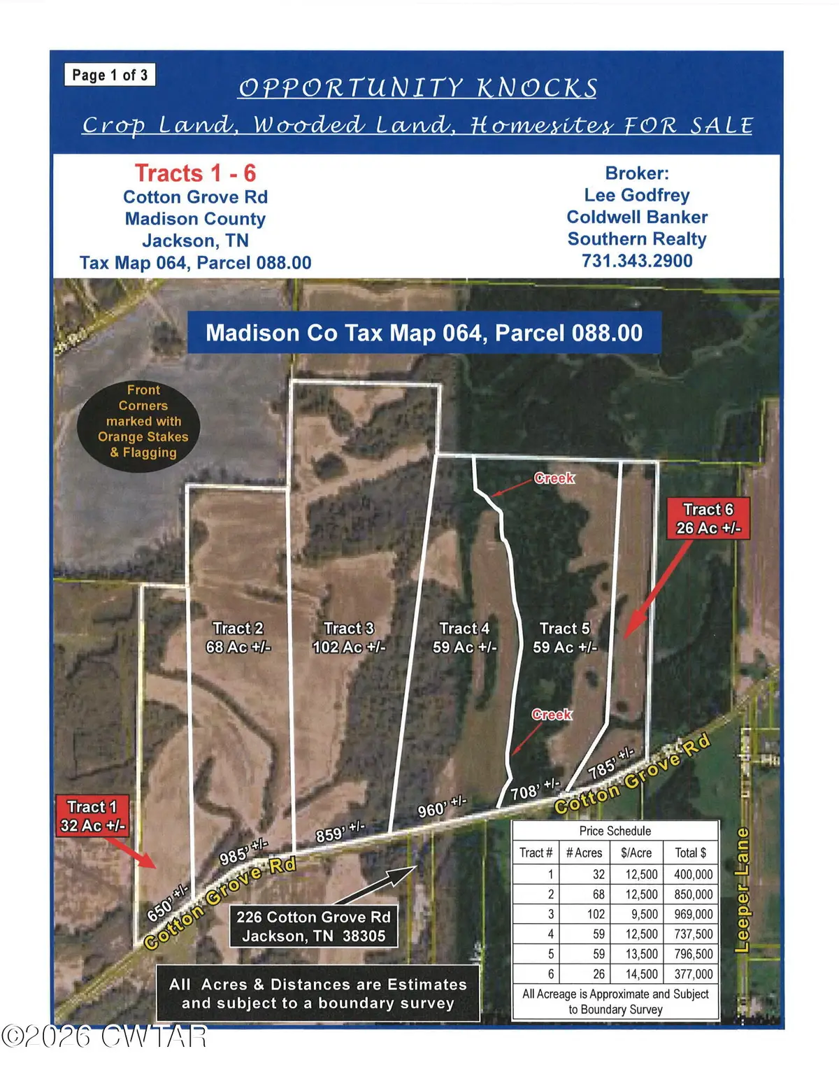 Tract 4 Cotton Grove Road, Jackson, TN 38305 - #1