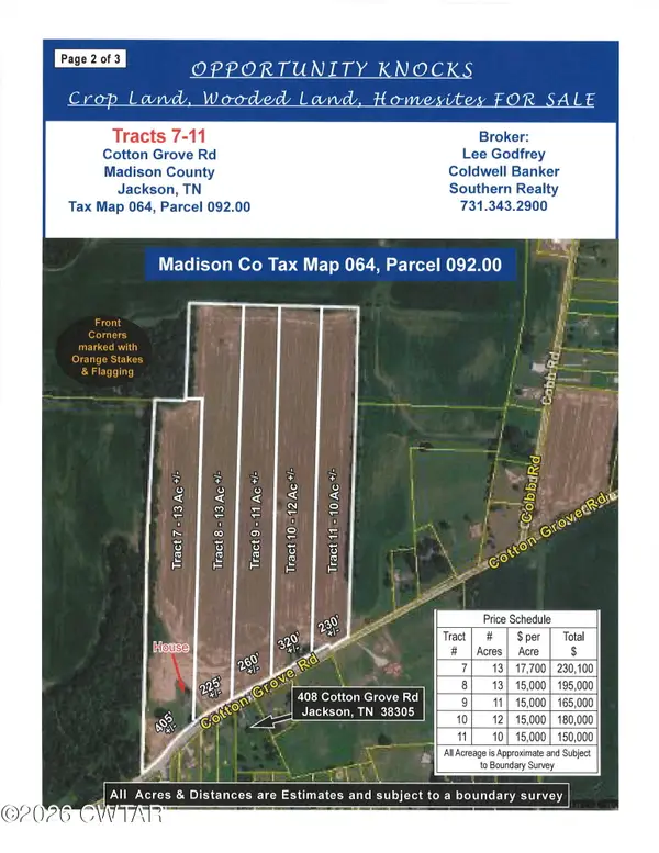 353 Cotton Grove Rd (tract 7 ), Jackson, TN 38305
