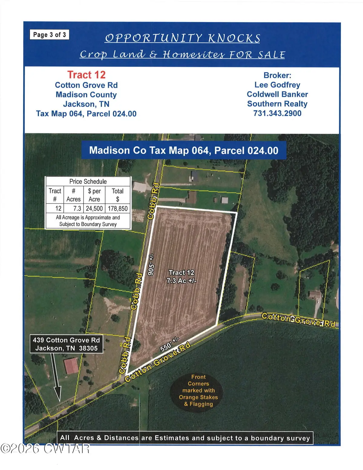 459 Cotton Grove Rd (tract 12), Jackson, TN 38305 - #1