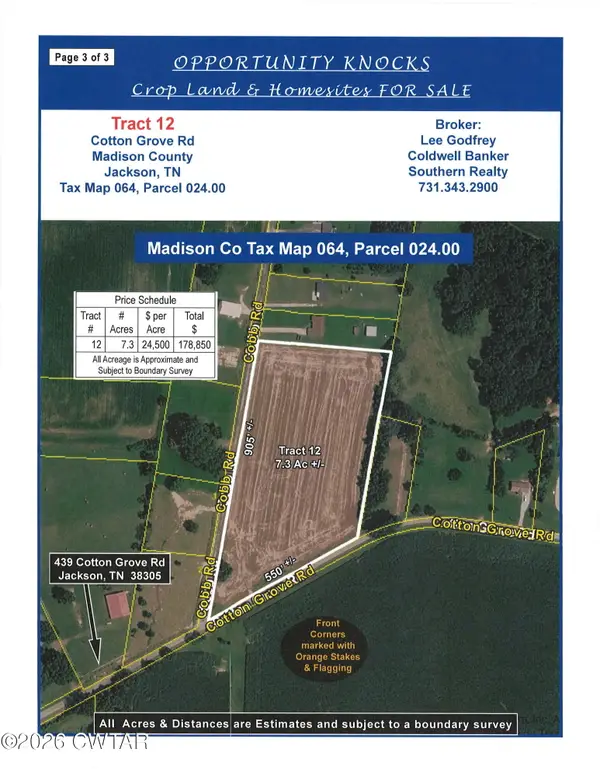 459 Cotton Grove Rd (tract 12), Jackson, TN 38305