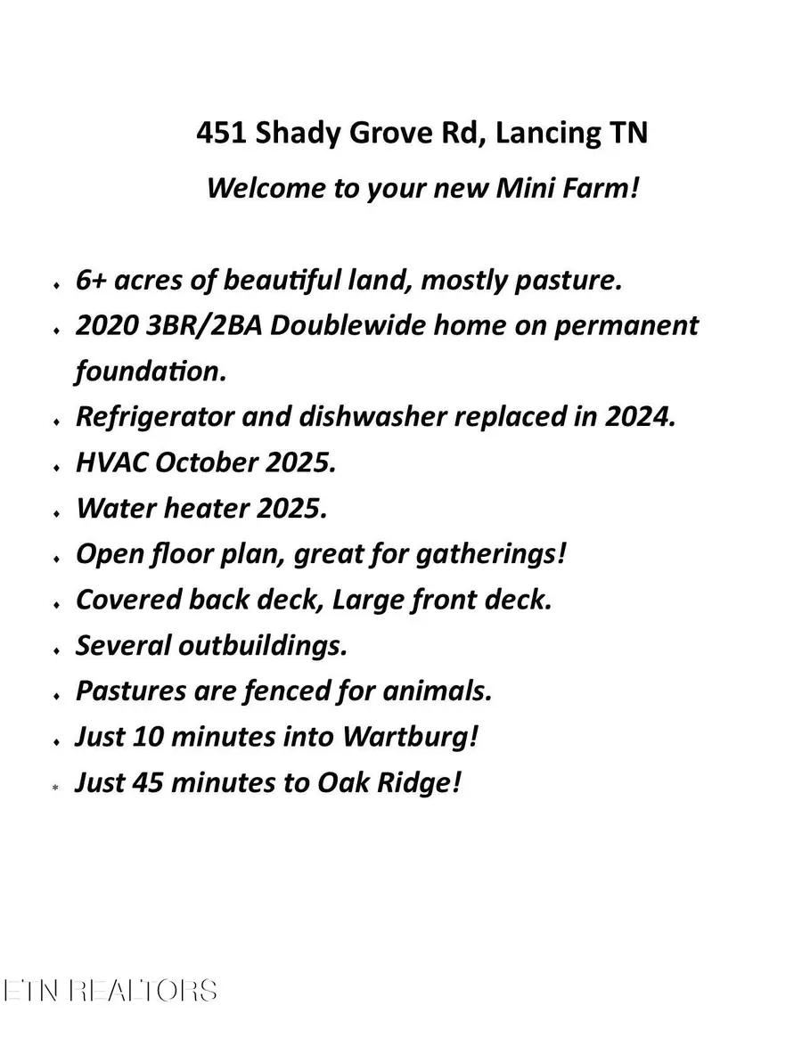 451 Shady Grove Rd, Lancing, TN 37770 - #2