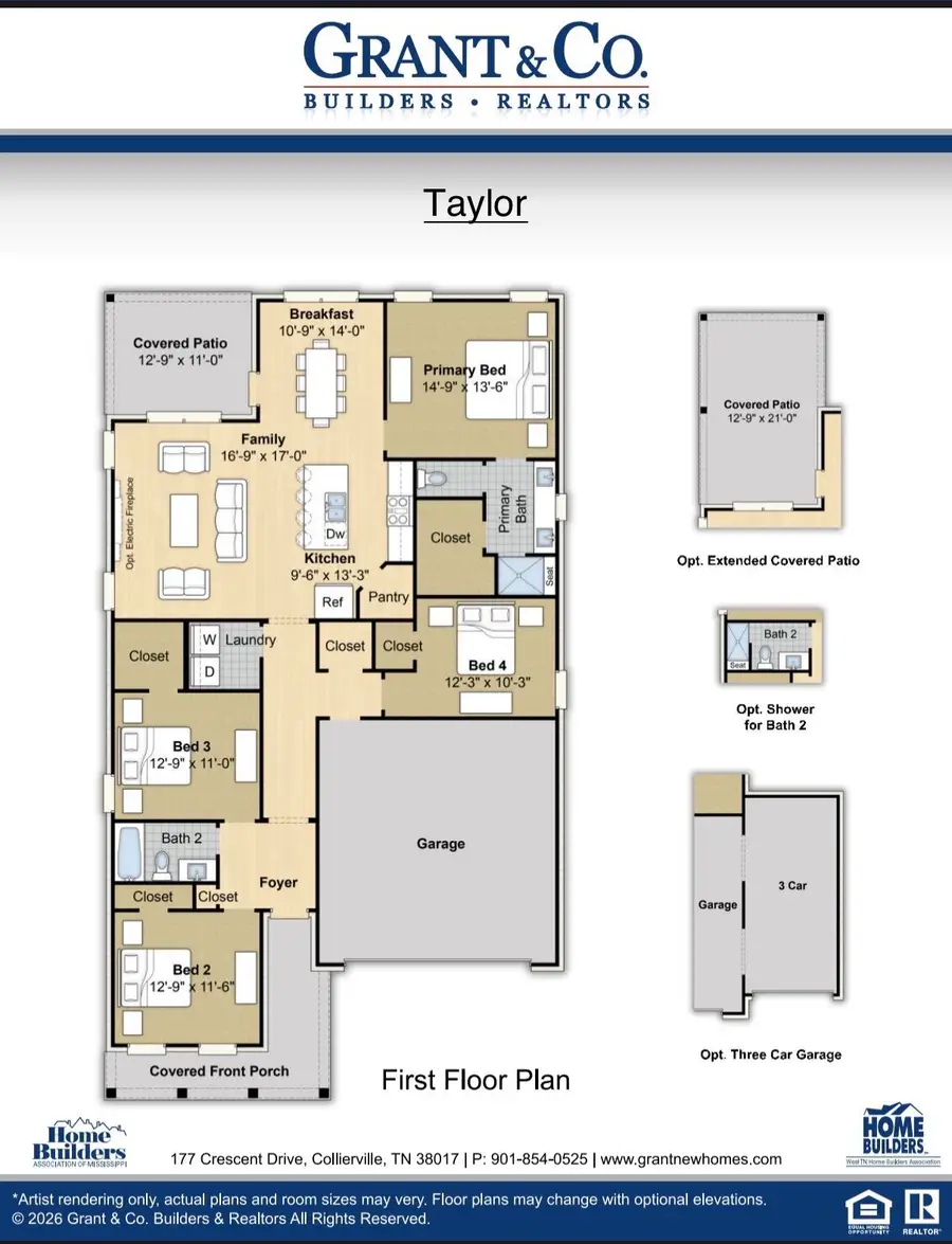 3126 MANNINGTON DR, Bartlett, TN 38135 - #2