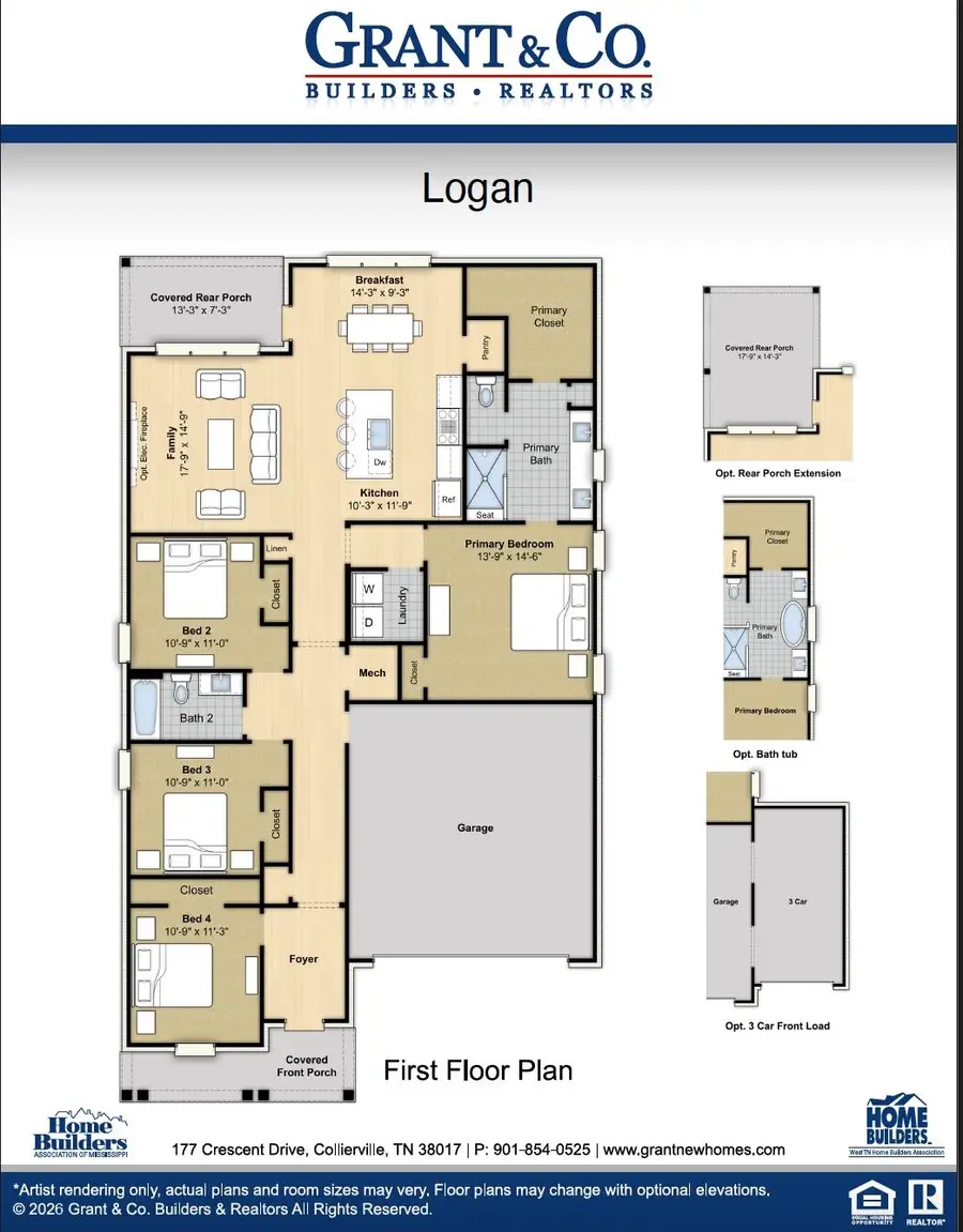 3130 MANNINGTON DR, Bartlett, TN 38135 - #2