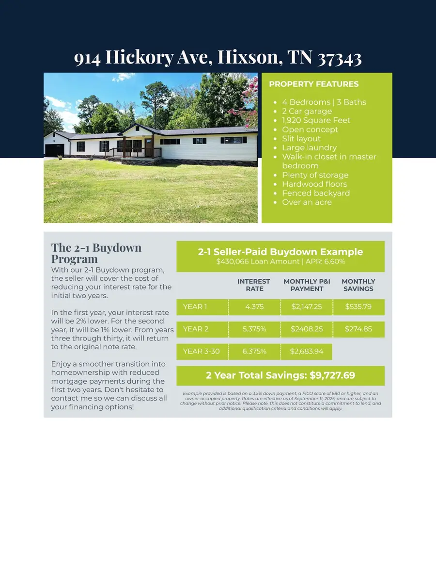 914 Hickory Avenue, Hixson, TN 37343 - #2