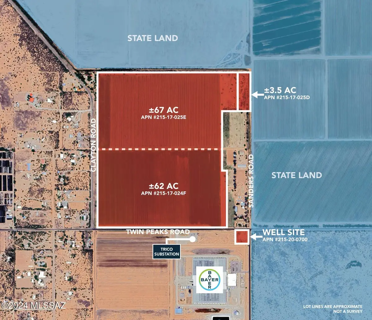 +/135acres W Twin Peaks Road, Marana, AZ 85653 - Image #1