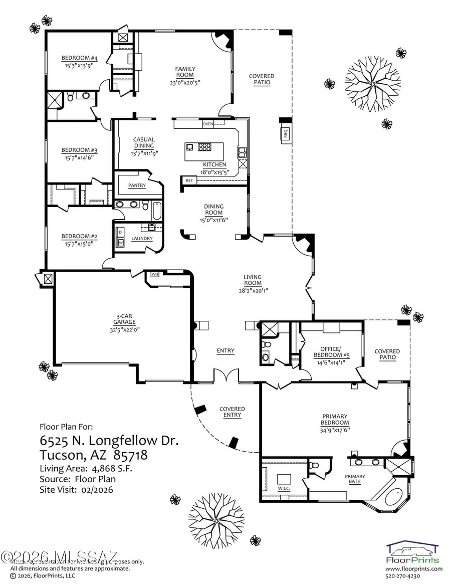 6525 N Longfellow, Tucson, AZ 85718 - #2