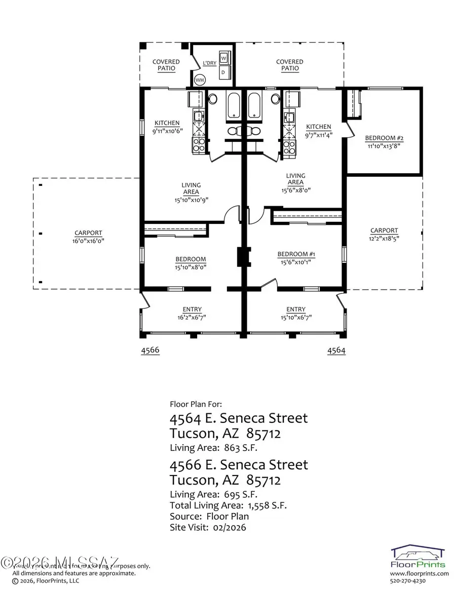 4564 E Seneca, Tucson, AZ 85712 - #3