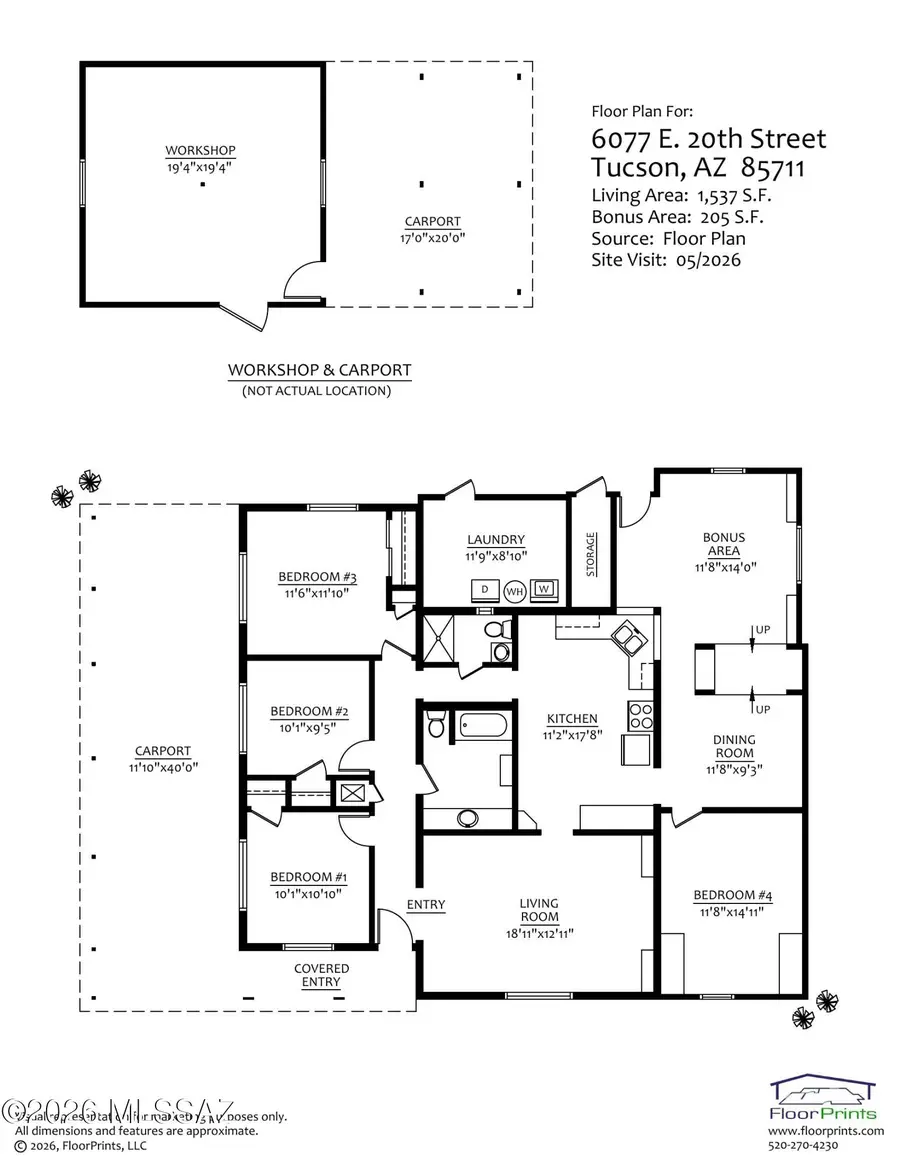 6077 E 20th, Tucson, AZ 85711 - #3