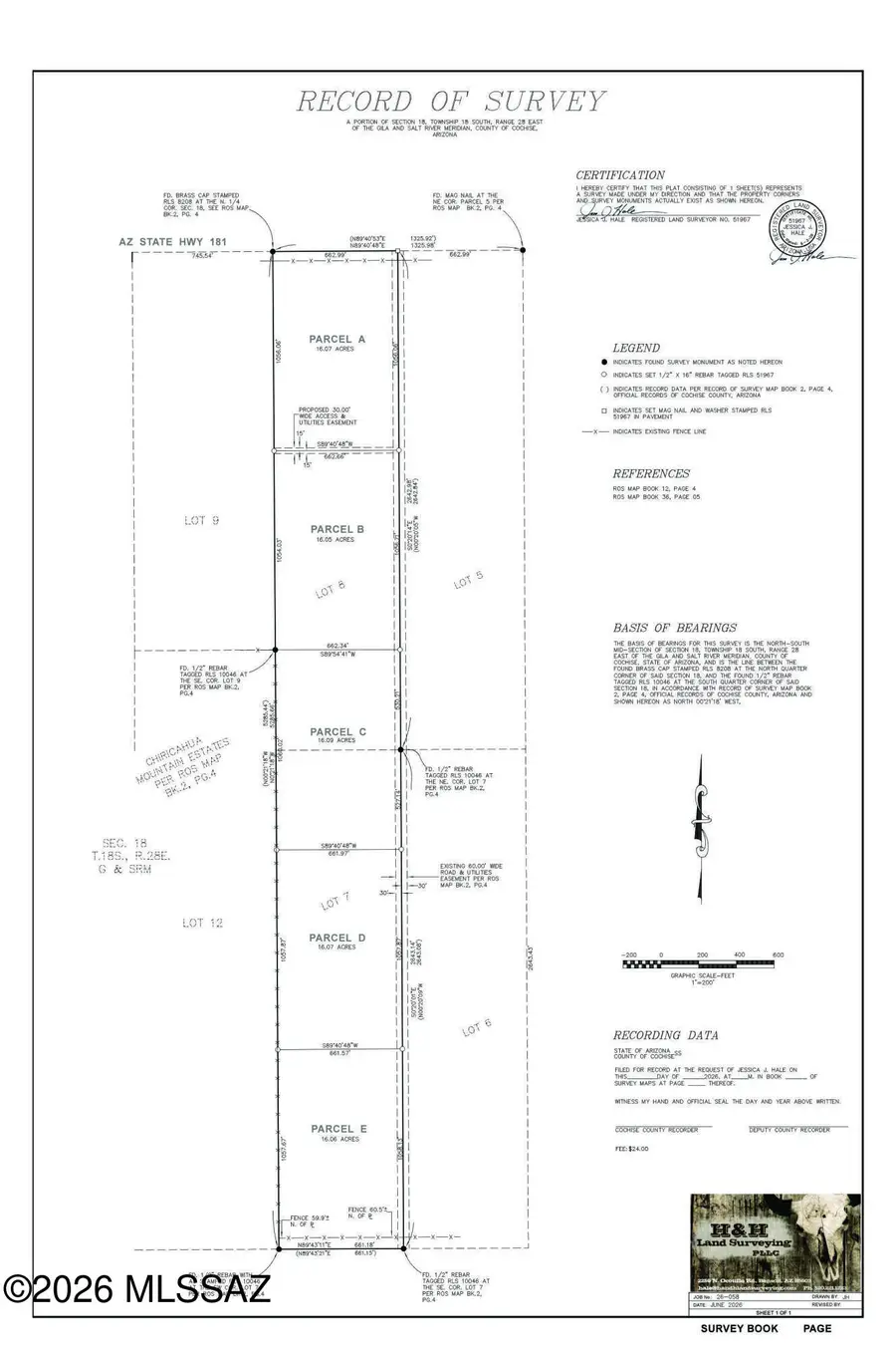 16.07 Acre E Hwy 181, Pearce, AZ 85625 - #3