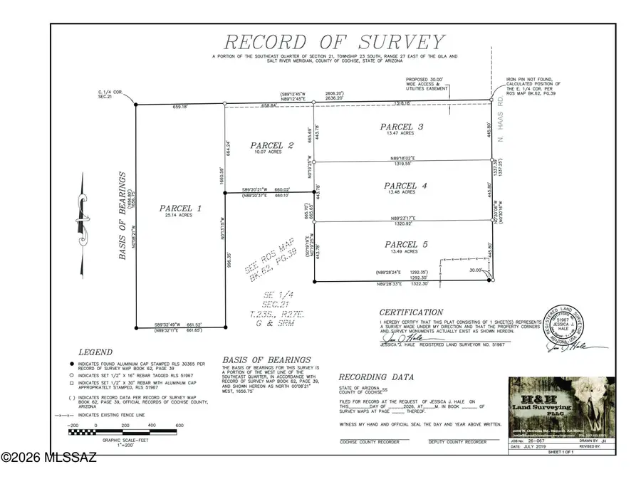 13.49 ACRE N Haas, Douglas, AZ 85607 - #2