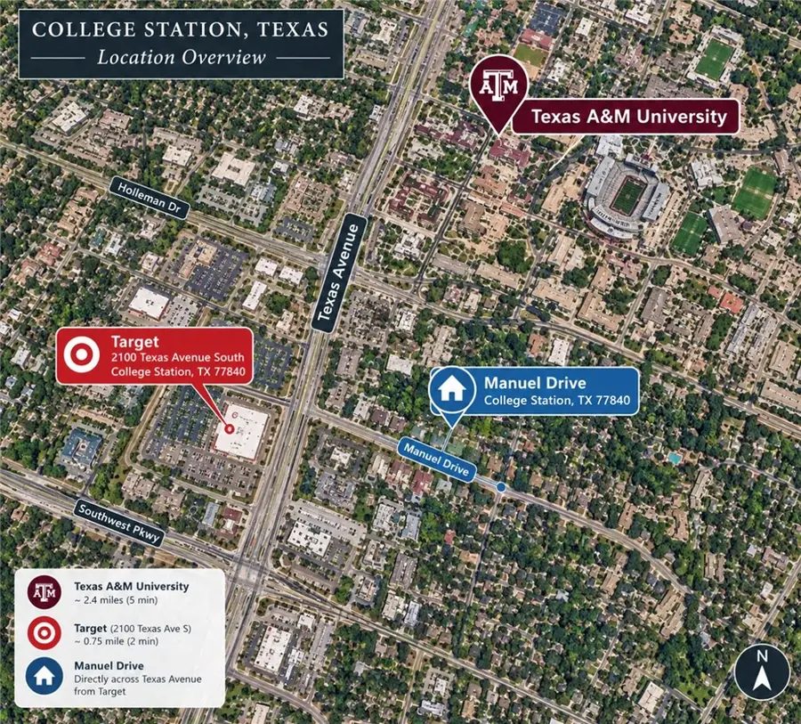 319 Manuel Drive #A,B,C,D, College Station, TX 77840 - #3