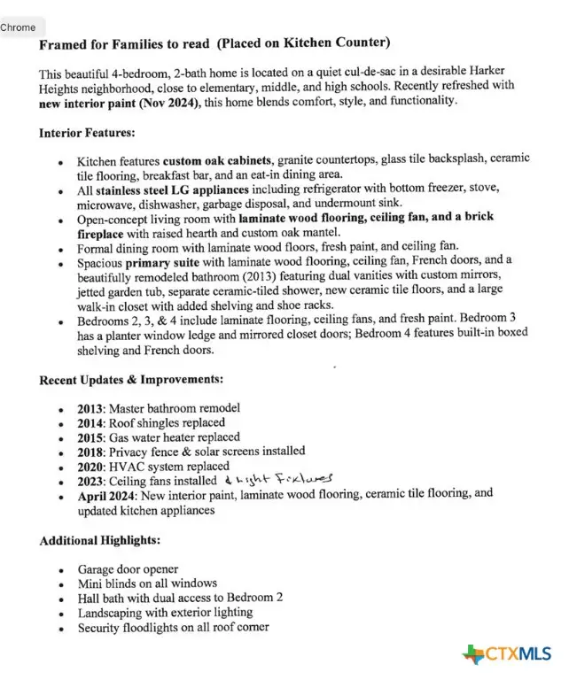 302 Blackfoot Drive, Harker Heights, TX 76548 - Image #2