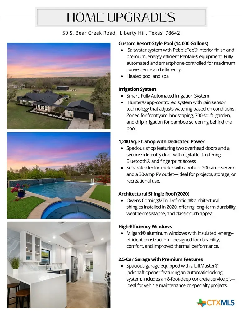 50 S Bear Creek Road, Liberty Hill, TX 78642 - Image #2