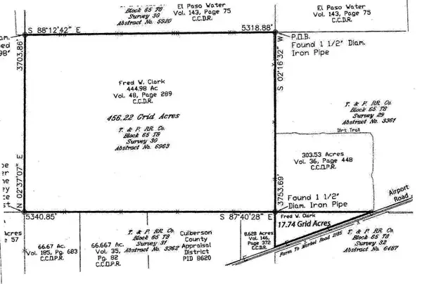 AB 6963 Blk 65 T8 Sur 30 Road, Van Horn, TX 79855