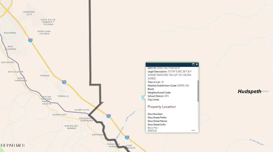 75 TSP 5 Sec 38 T & P S-r #106 Lot 10, Sierra Blanca, TX 79851 - Image #2