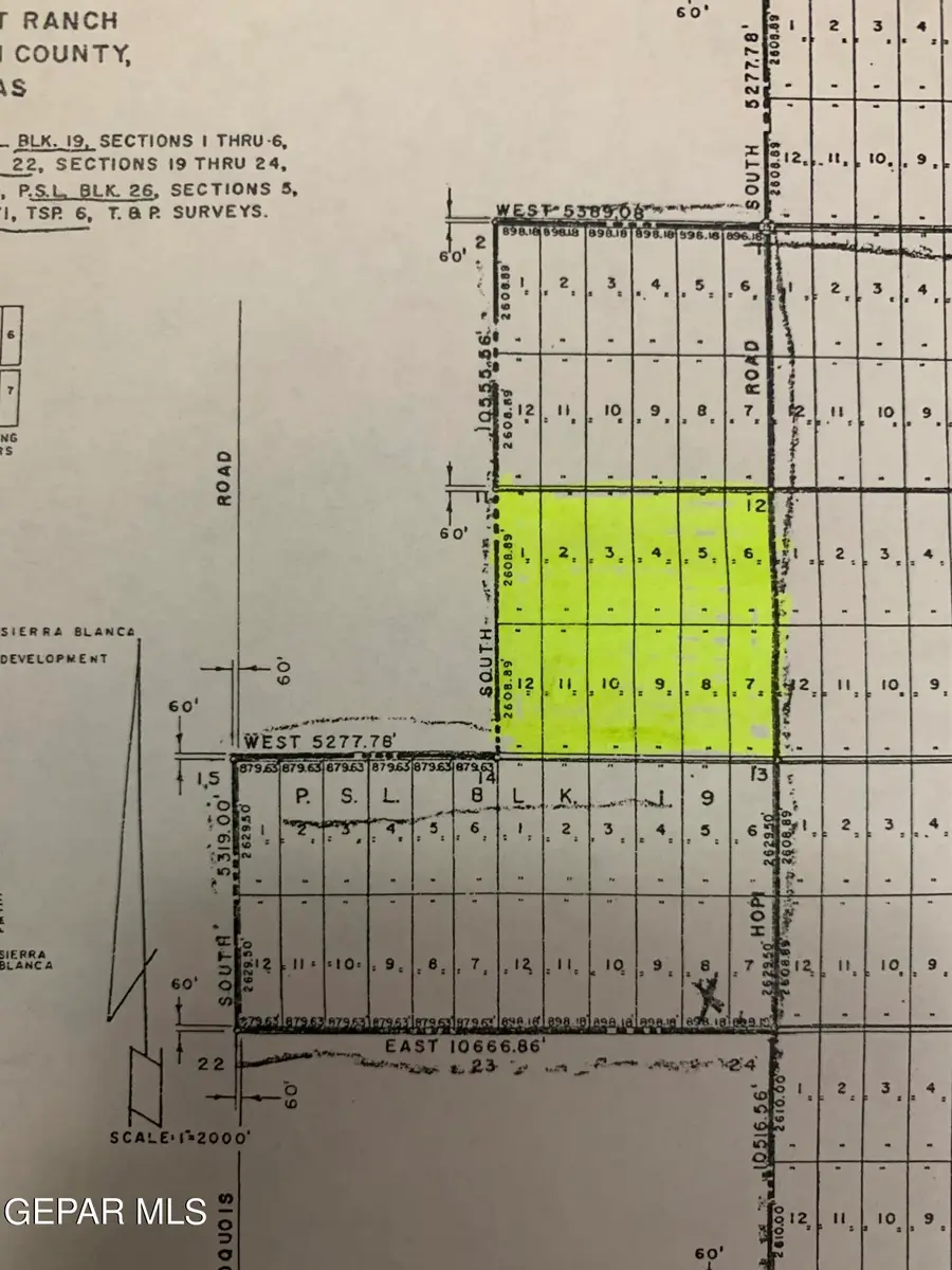 19 Sec 12 Psl Gunsight Ranch R, Sierra Blanca, TX 79851 - Image #2