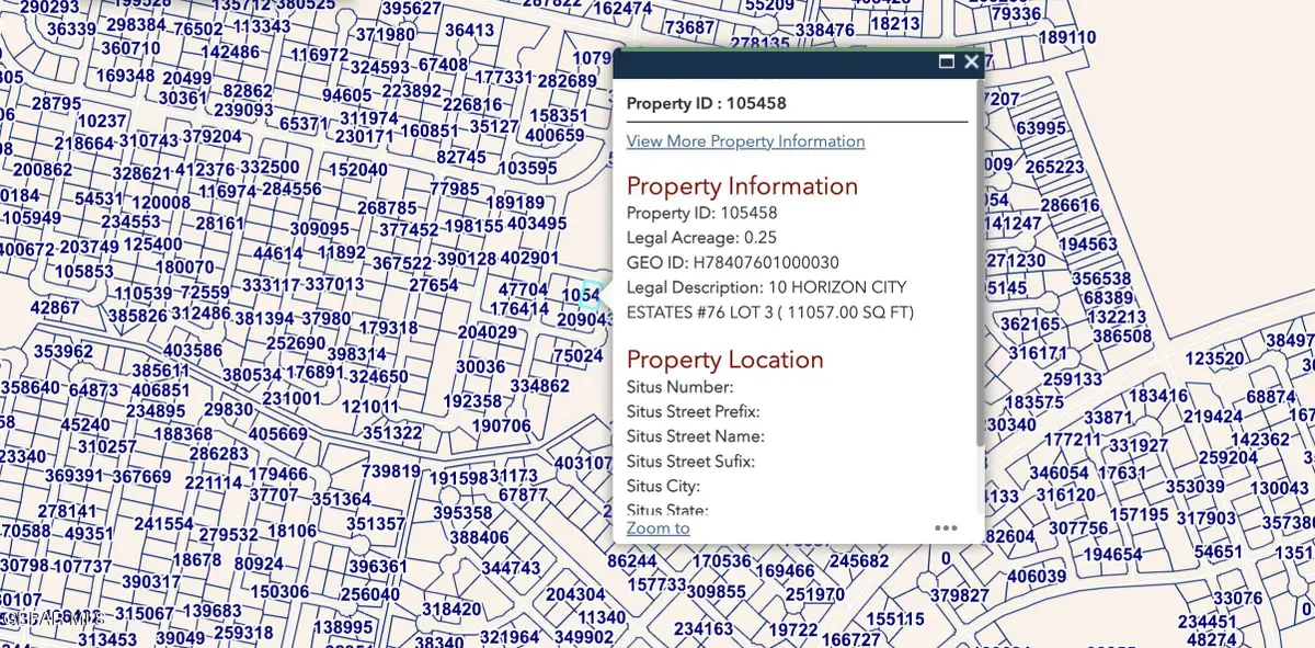 TBD Property Id 105458, Horizon City, TX 79928 - #1