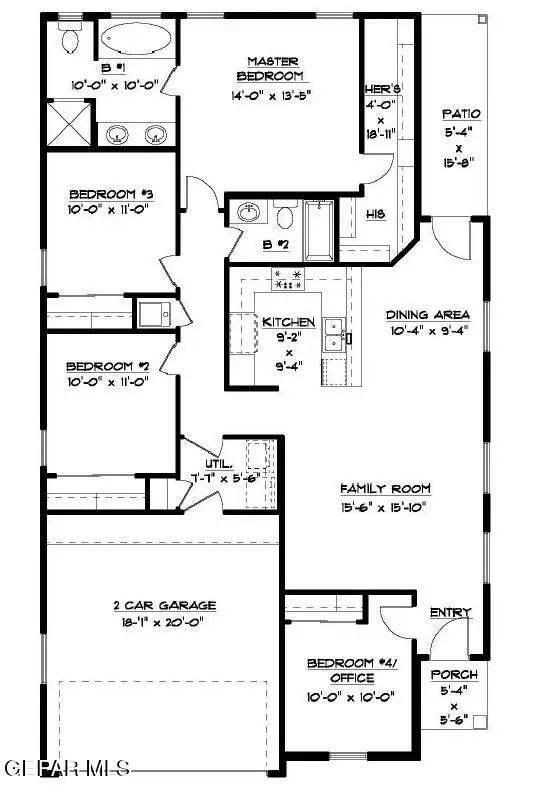 5921 Ruidoso Downs Street, El Paso, TX 79932 - #2