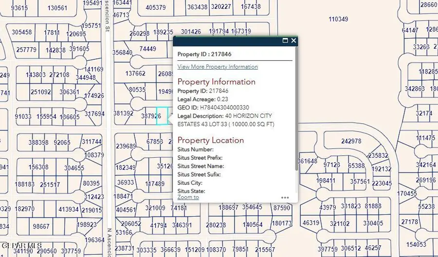 PN-217846 40 Horizon City Estates Lot 33, Horizon City, TX 79928 - #2