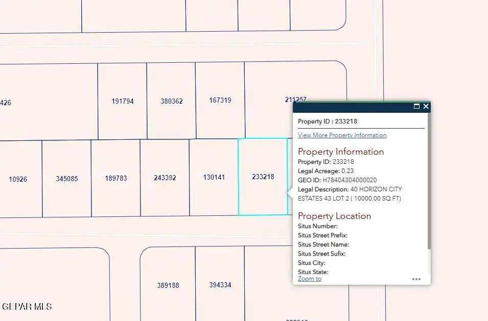 PN-233218 40 Horizon City Estates Lot 2, Horizon City, TX 79928 - #1