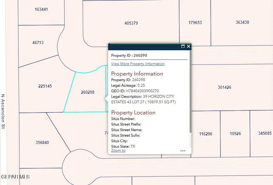 PN-260298 39 Horizon City Estates Lot 27, Horizon City, TX 79928 - #1