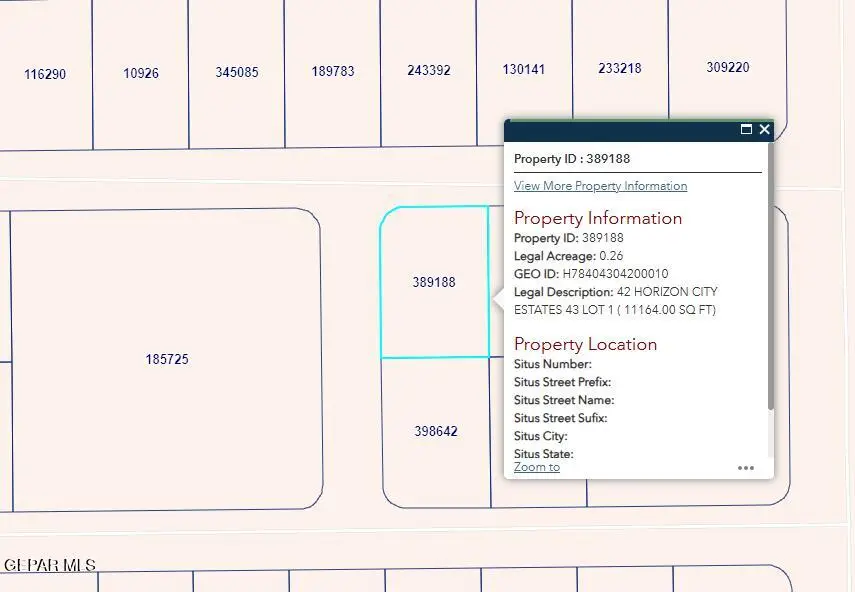 PN-389188 42 Horizon City Estates Lot 1, Horizon City, TX 79928 - #1