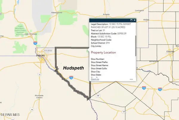 PN-59794 Sunset Ranches #39 Lot 31, Sierra Blanca, TX 79851