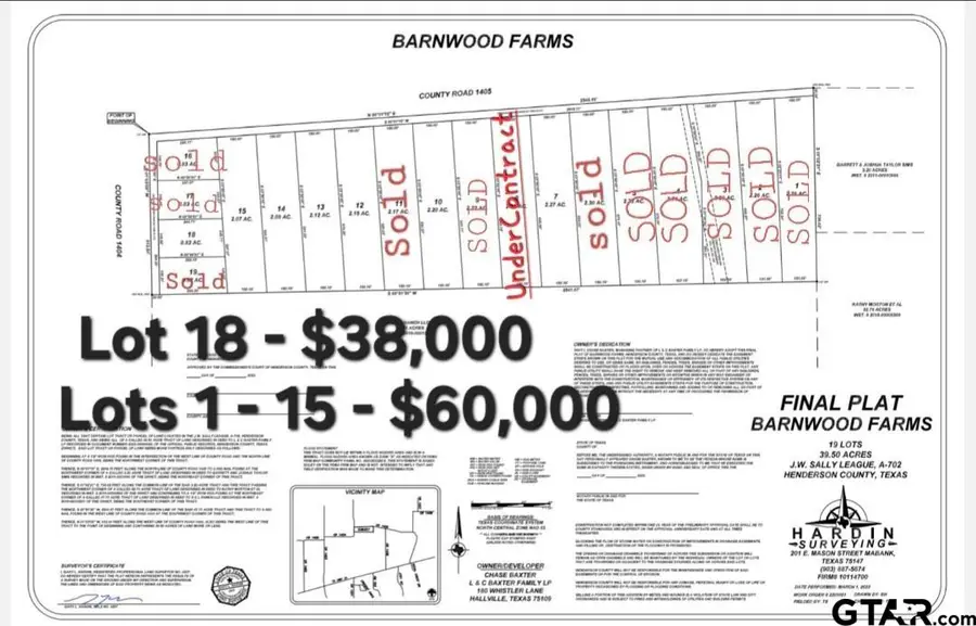 TBD CR 1404 Lot 18, Athens, TX 75751 - #3