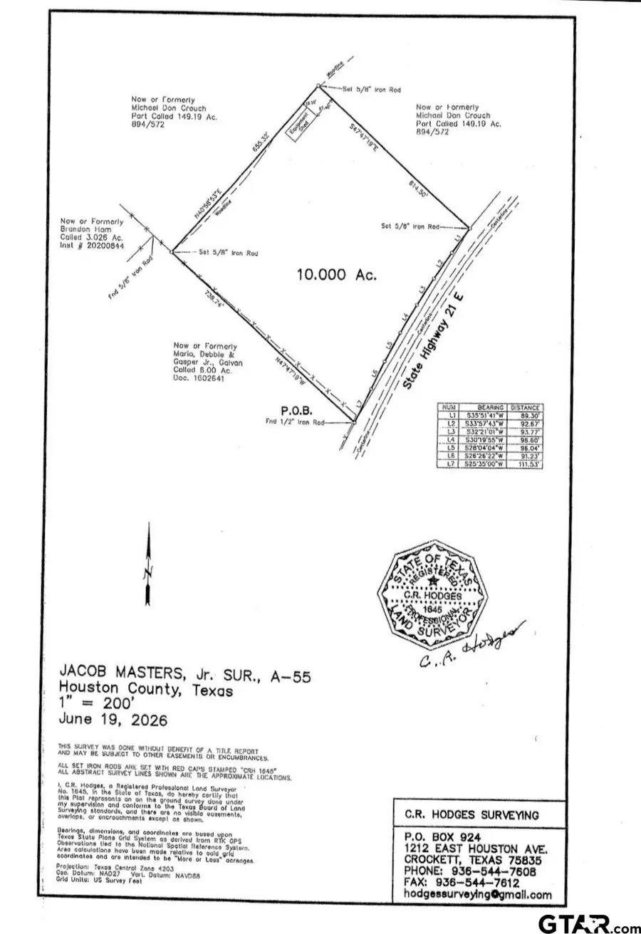 TBD E State Highway 21, Crockett, TX 75835 - #2