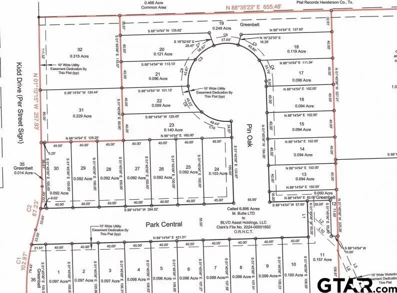 23 lots Pin Oak & Park Central, Chandler, TX 75758 - #1