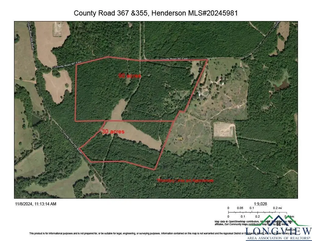 County Road 367 & 355, Henderson, Henderson, TX 75652 - Image #1