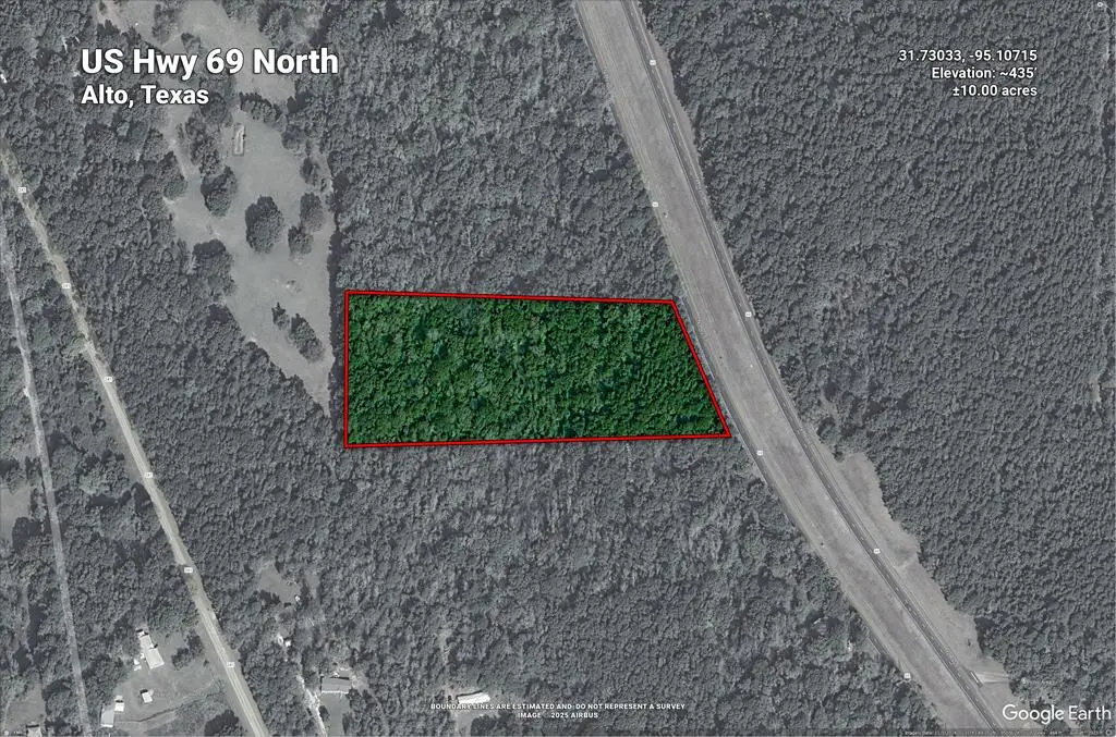 10 acres Hwy 69 South, Alto, TX 75925 - Image #1