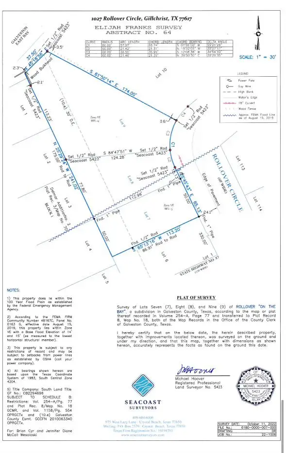 1027, LOT 7 Rollover Circle, Gilchrist, TX 77617 - Image #2