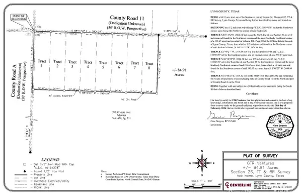 Tracts 1-8 Cr 11 Road, Tahoka, TX 79373