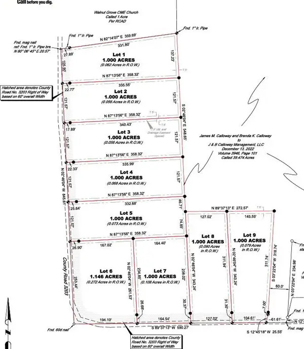 Lots 1- 9 Cr 3203, Mount Enterprise, TX 75681