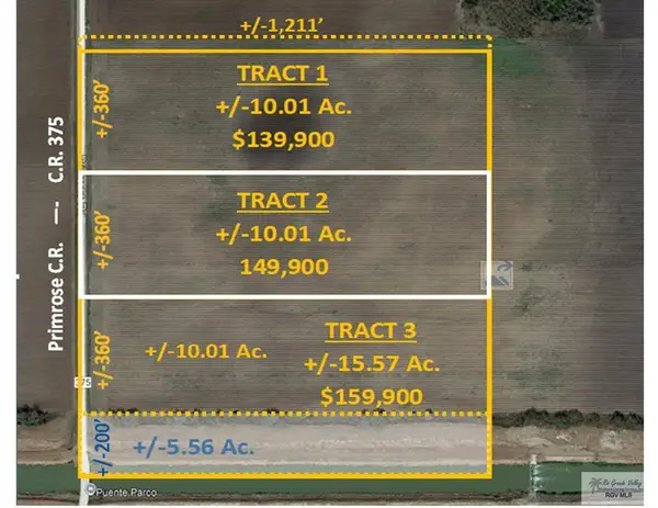 10 Ac (Tr 2) Primrose Ln., LYFORD, TX 78569
