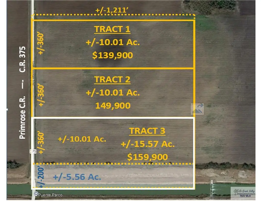 15 Ac (Tr 3) Primrose Ln., Lyford, TX 78569 - Image #1