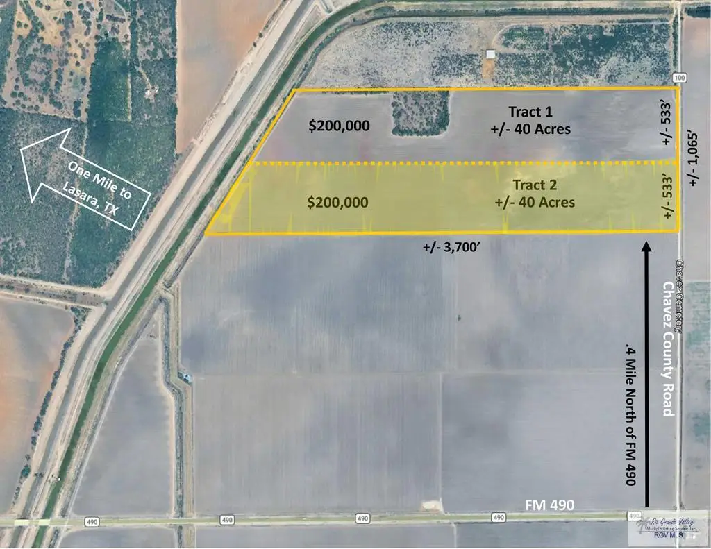 40 Ac (Tr.2) N Chavez Cemetery Road, Lasara, TX 78561 - #1