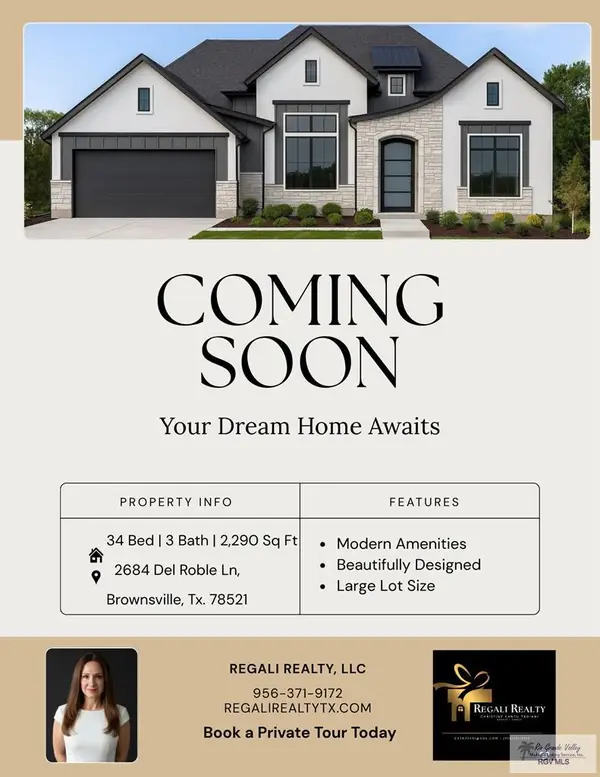 2684 Del Roble Ln., BROWNSVILLE, TX 78520
