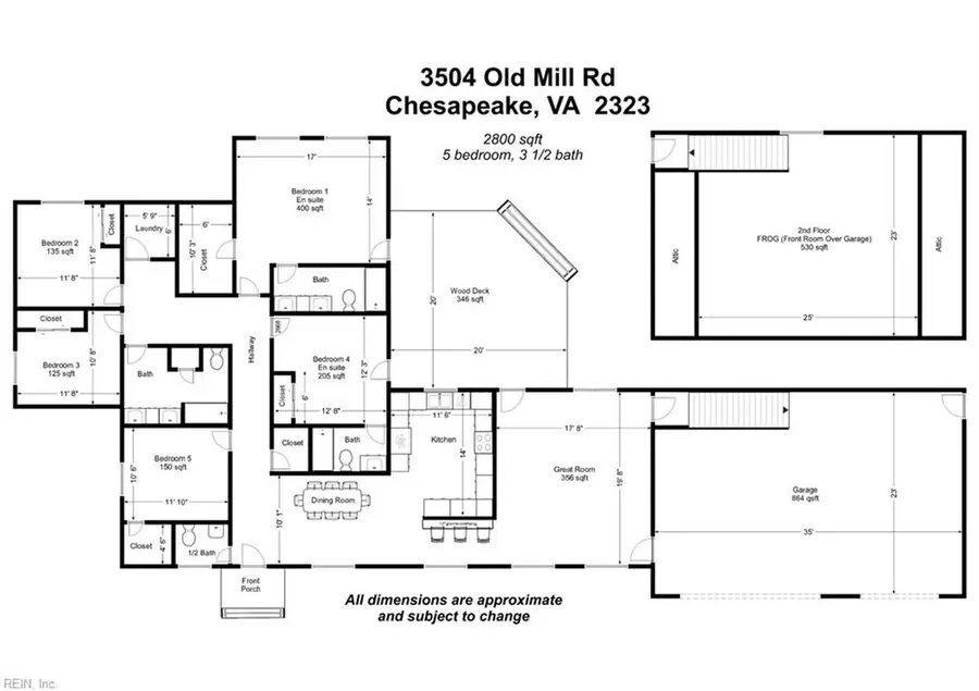 3504 Old Mill Road, Chesapeake, VA 23323 - #3