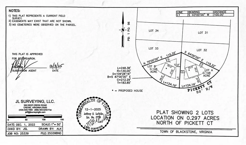Pickett Court, Blackstone, VA 23824 - Image #1