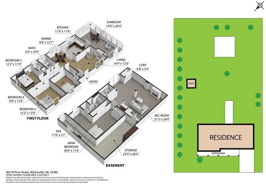 465 Pine St., Wytheville, VA 24382 - #2