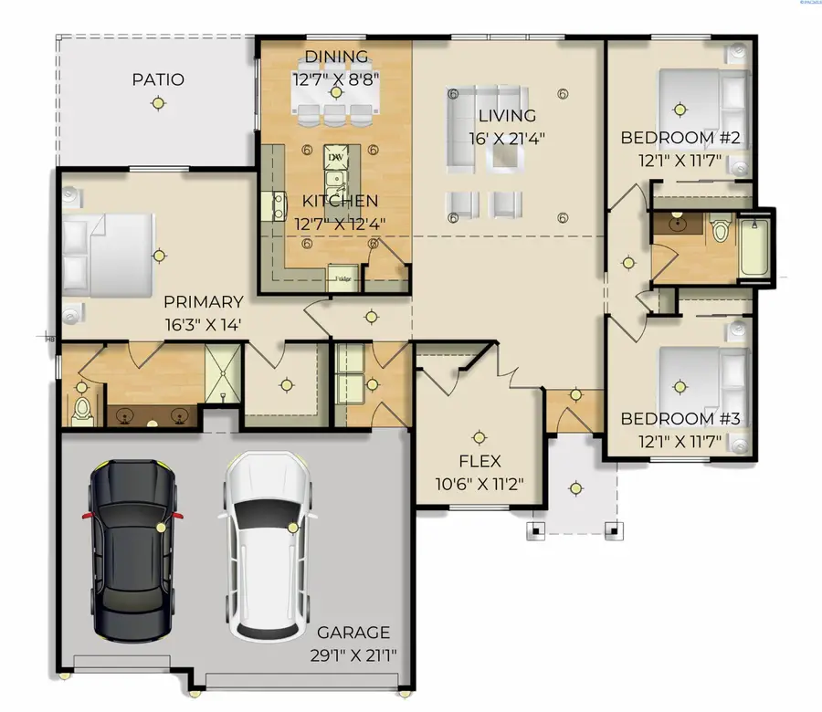 1612 Parkwood Ct, Grandview, WA 98930 - #2