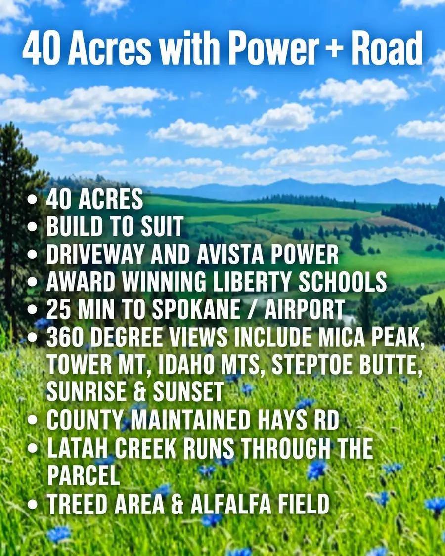 40 Acres 11900 Hays Rd, Spangle, WA 99031 - #3