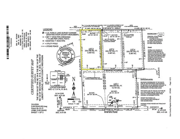 Lot  2 Scandia Rd, Sister Bay, WI 54234