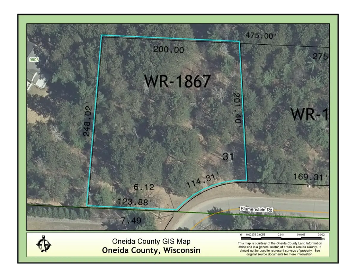 LOT 31 Blumenstein Rd, Woodruff, WI 54568 - Image #1