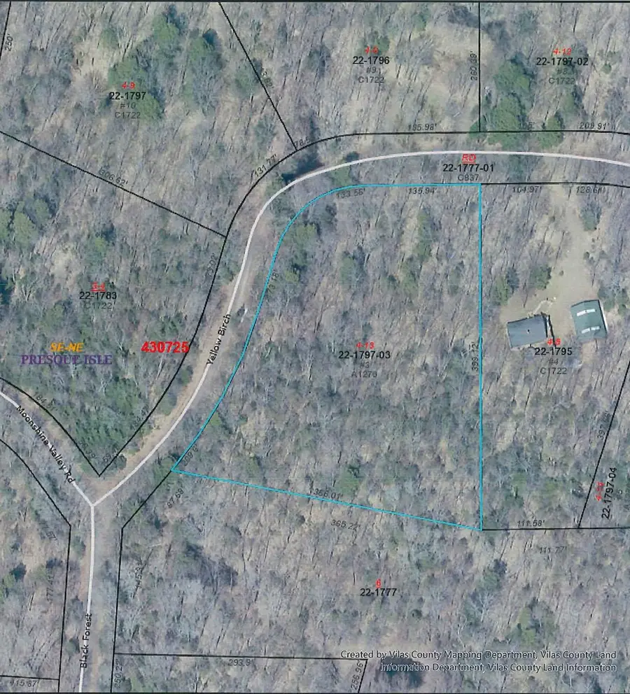Lot #3 Yellow Birch Rd, Presque Isle, WI 54557 - #3